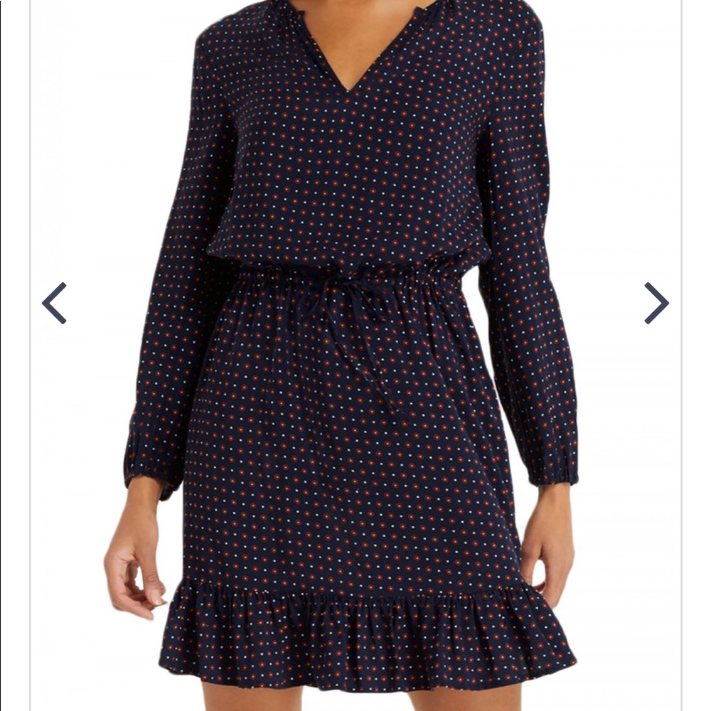 Draper James Printed Tie Dress